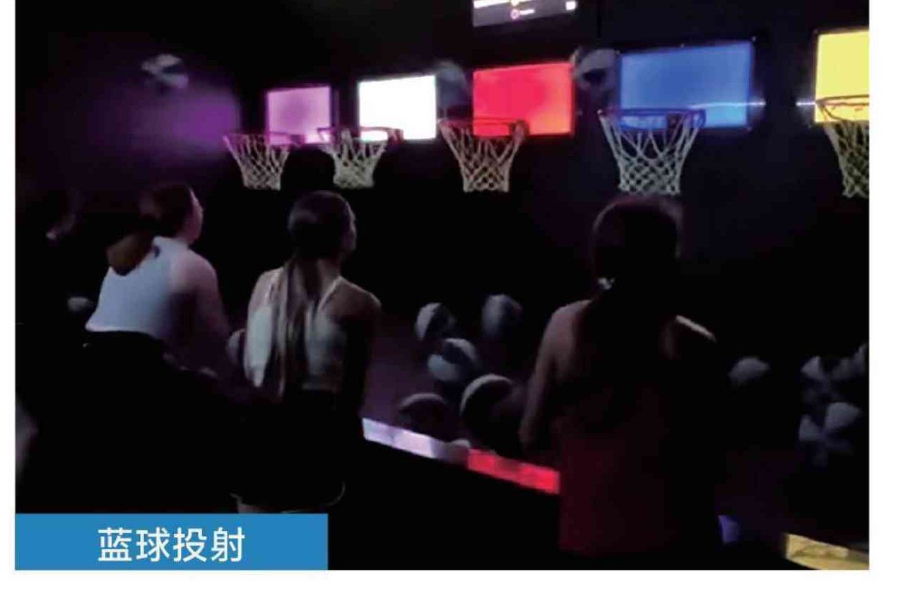 Interactive sports training zone
